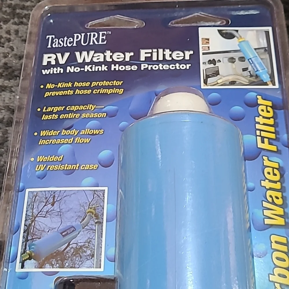 Camco TastePure RV Water Filter With No-Kink Hose Protection #40043 - Picture 3 of 7